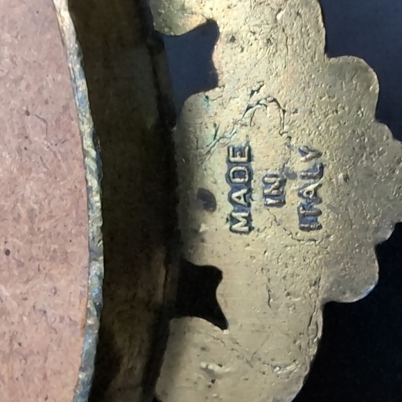 VGT, Italian Metal Ornate Oval Frame with A Madam Lebrun and Daughter Print. - Picture 6 of 8